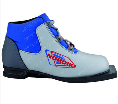 Ботинки лыжные NN75 Spine NORDIK серебро
