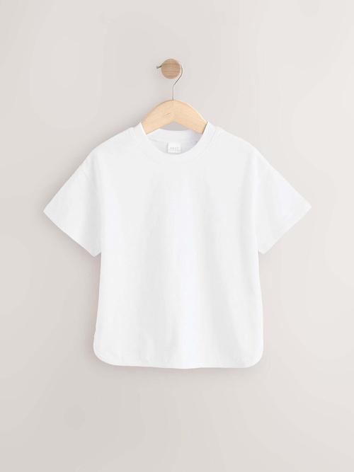 Футболка для девочки Next E65-347, 5 шт., Розовый, Голубой, Серый, Желтый