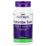 Natrol, кора йохимбе, 500 мг, 90 капсул