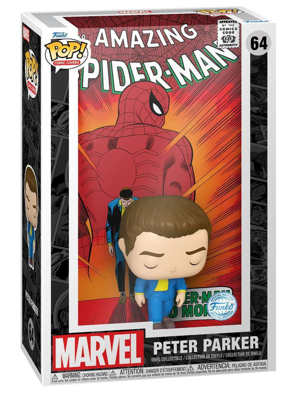 Фигурка Funko POP! Comic Covers Marvel Amazing Spider-Man #50 Peter Parker (Exc) (64) 84601