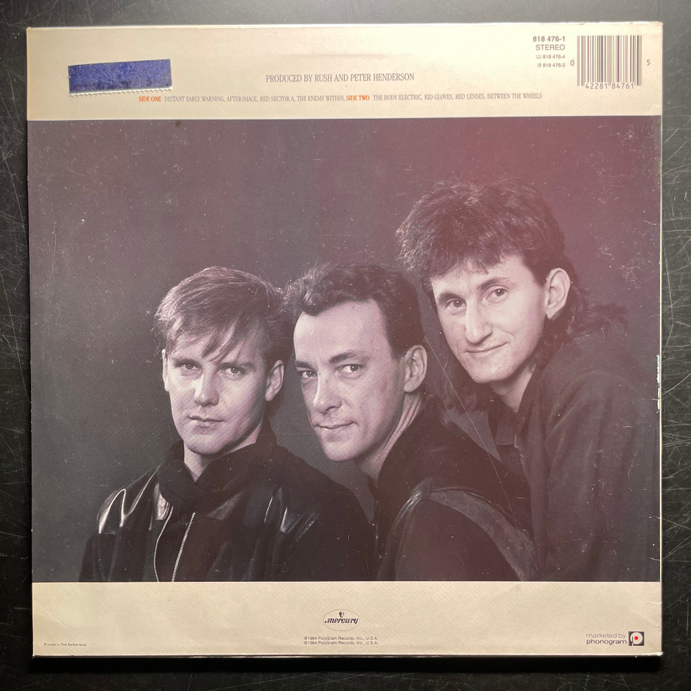 Rush ‎– Grace Under Pressure (Голландия 1984г.)