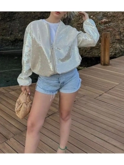 Куртка - бомбер летняя