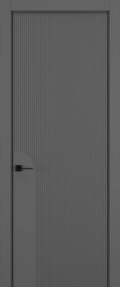 Дверь 2 VERTICAL Матовый Темно-серый