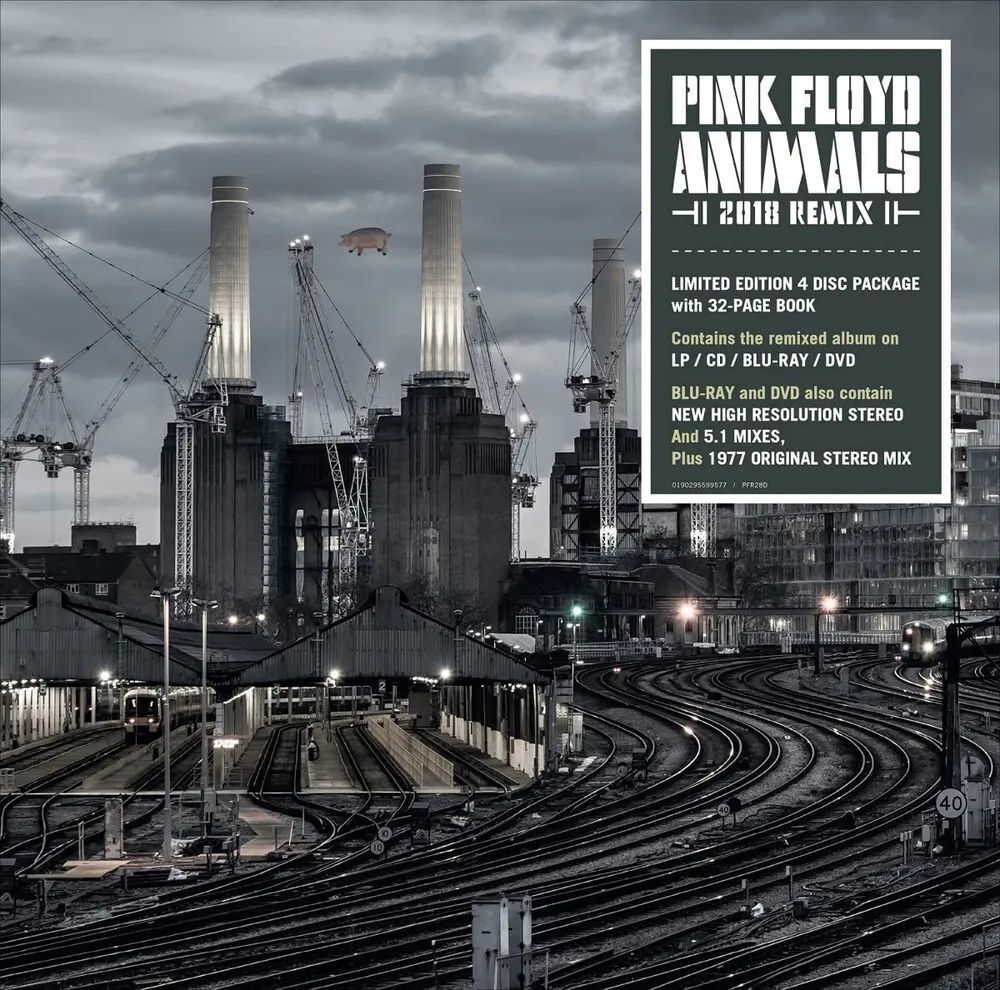 PINK FLOYD. Animals (2018 Remix), LP+CD+BluRay+DVD, Deluxe Limited BoxSet with 32-page book, новый запечатанный бокс