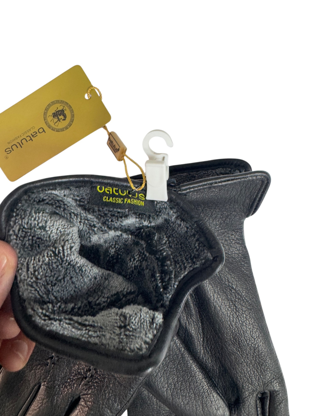 Перчатки. Мужские. Материал верха: Кожа оленя. Подклад: Плюш-флис. 5 шт в упаковке.