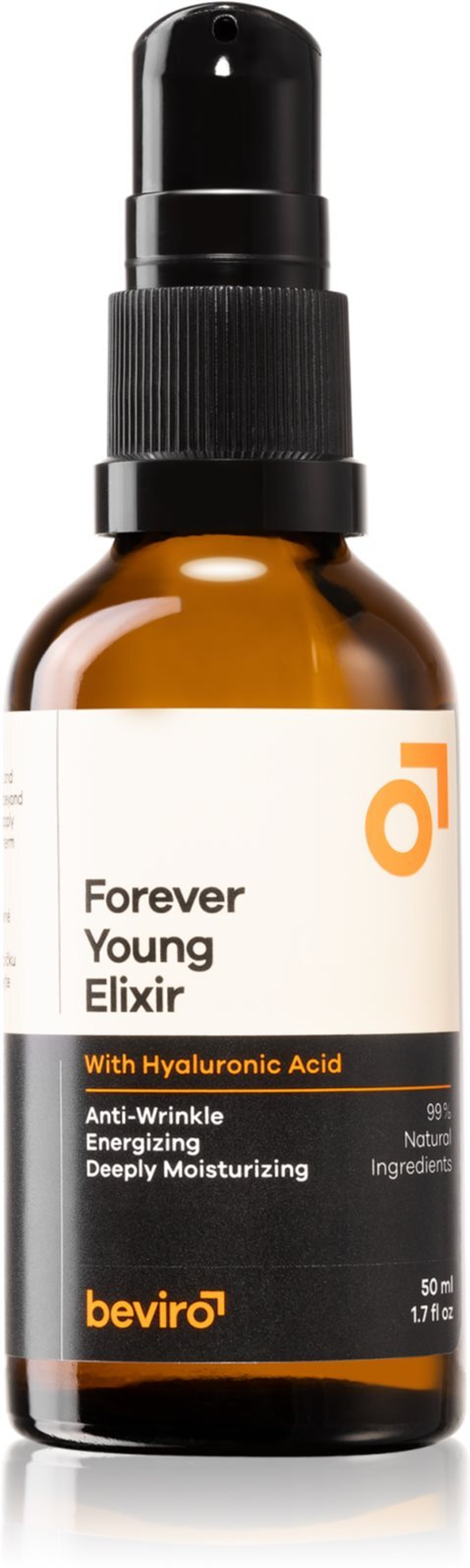 Beviro Forever Young Elixir - гиалуроновая сыворотка для мужчин /   50  ml  / GTIN 8594191202401