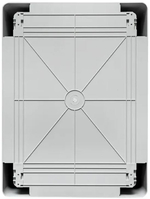 Щит с монтажной панелью EKF PB65MP004