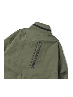 Удлиненная куртка с воротником-стойкой