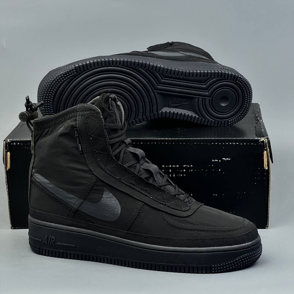 Кроссовки Nike Air Force 1 High Shell #328 (черн.)