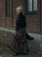 Юбка с кружевом