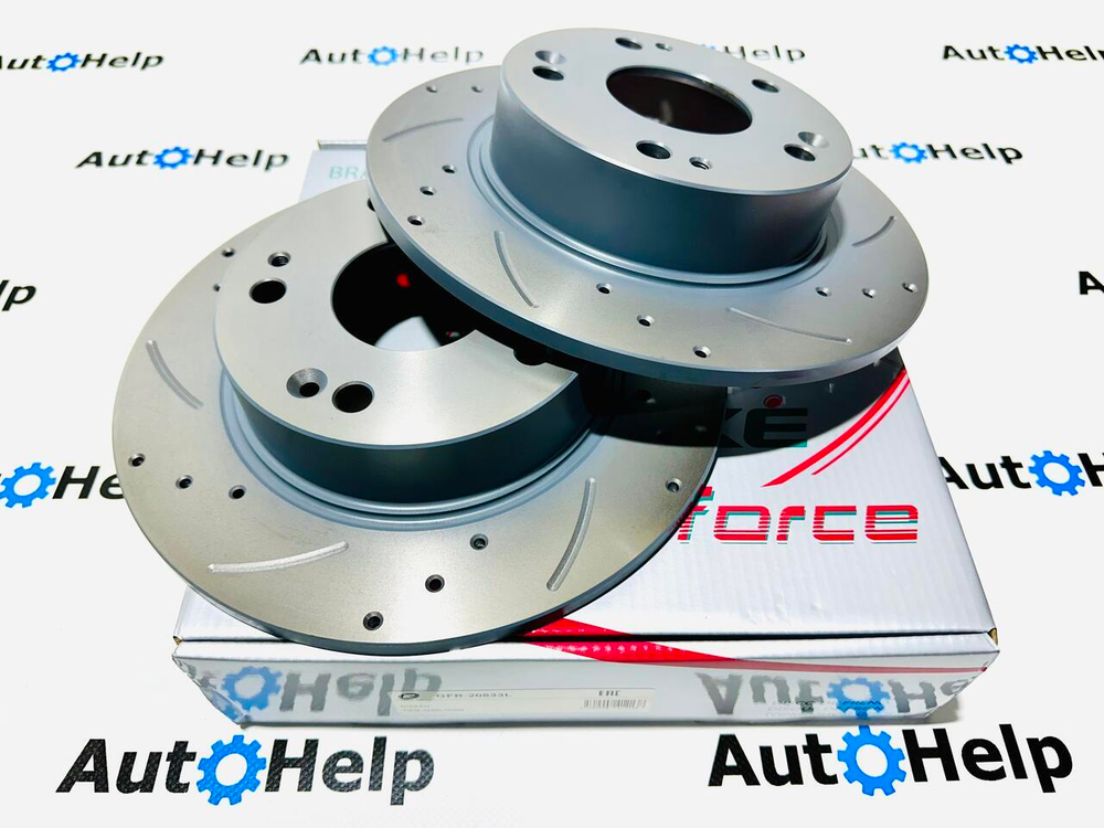 Диск тормозной перфорированный G-BRAKE GFR-01516R задний правый 260mm