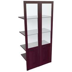 Наполнение высокого шкафа со стеклом 22551 палисандр