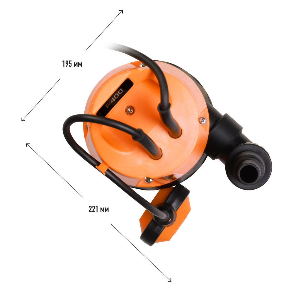 Дренажный насос PATRIOT F 400 (400 Вт) черный