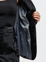 Жакет Скарлет из экокожи в оттенке опал