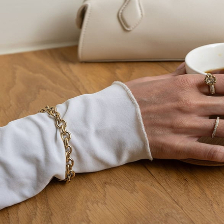 Браслет Qudo CERETO 20,5 cm Gold 102029/30-1600