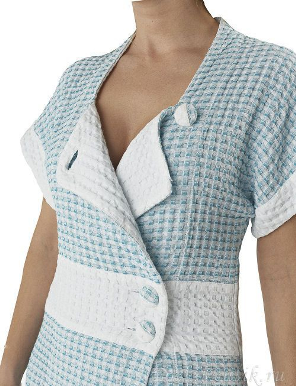 Элитный халат вафельный Helena 302 Peacock от Abyss & Habidecor Португалия