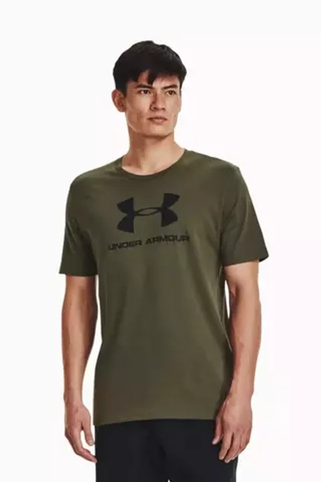 ФУТБОЛКА Under Armour Sportstyle Logo - зеленый