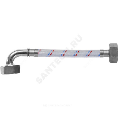 Подводка гибкая для воды нейлоновая оплетка ГИГАНТ 1" г-г угл L=0.5м Центр Сантехники (Подольск) ГП002322