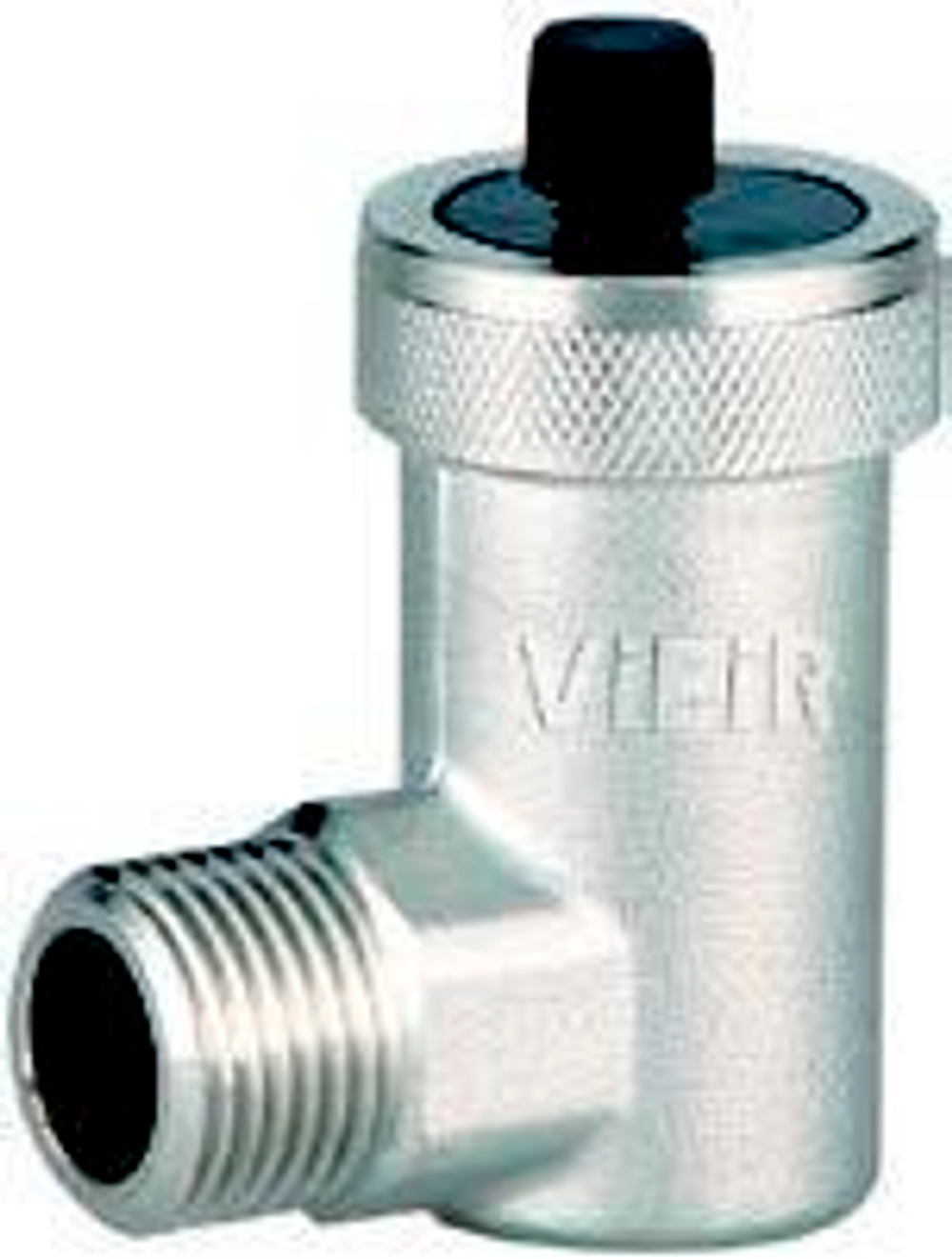 Воздухоотводчик угловой ХРОМ 1/2  ViEiR (100/1шт)