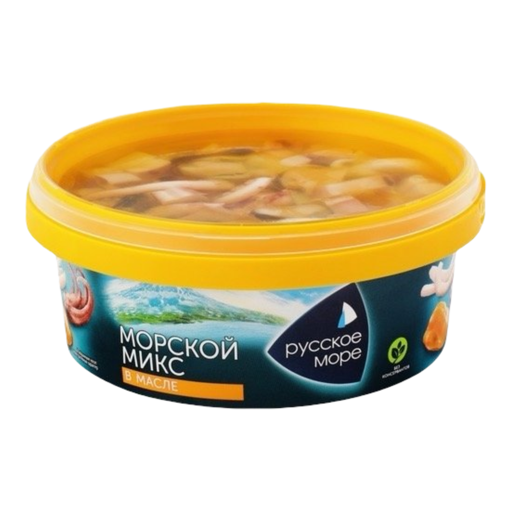РМ Коктейль из Морепродуктов в заливке "Морской микс" 180гр