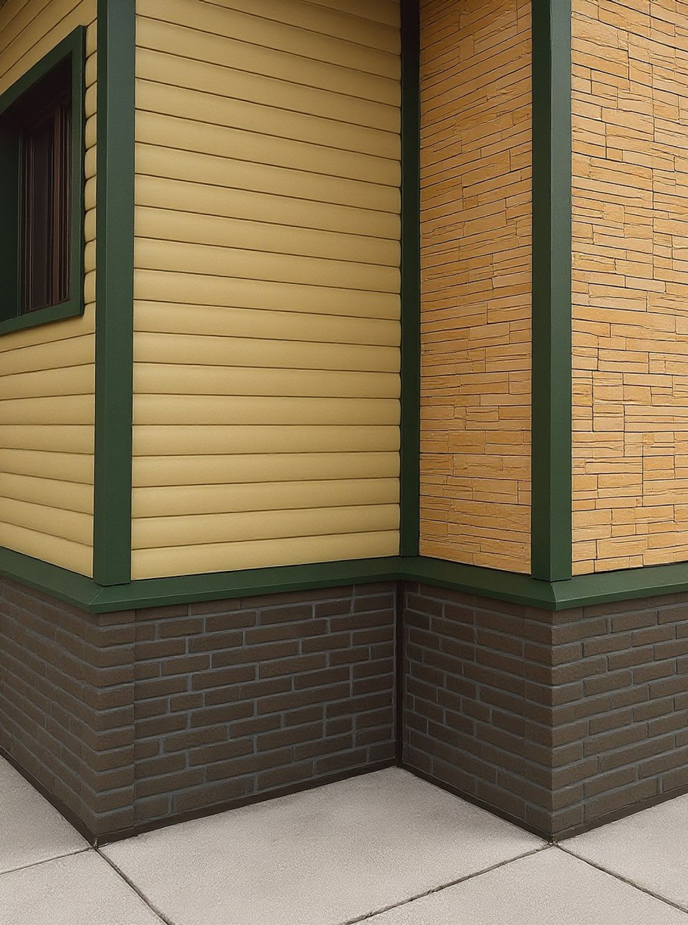 Угол внешний (наружный) 75х75мм Длина 1250мм, Зеленый (RAL 6005), 0,45мм, комплект 10 шт.