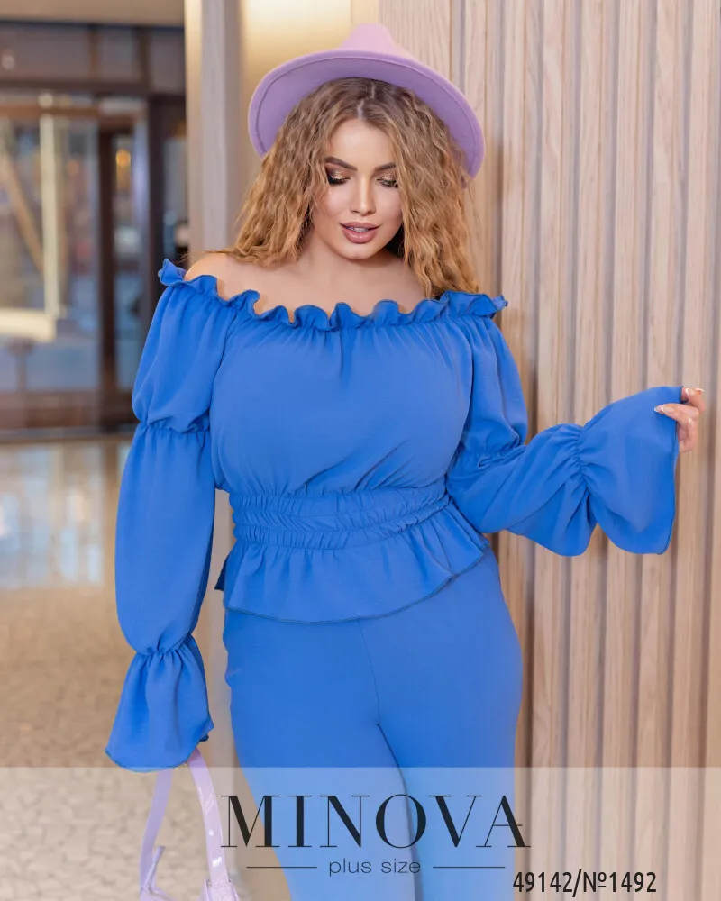 Костюм 1492-голубой Minova