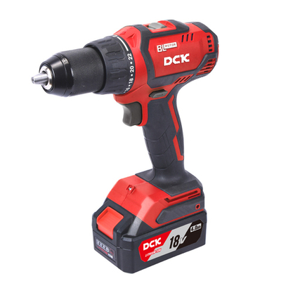 Дрель-шуруповерт аккум бесщеточная DCK KDJZ04-13 18В, 60Нм, 2*4А/ч кейс