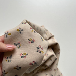 Фланель Букеты на бежевом фоне