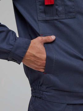 Костюм "Флофт-1" СОП брюки (т.серый/св.серый)