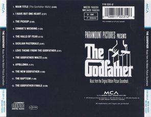 Soundtrack / Nino Rota: The Godfather (Music From The Original Motion Picture Soundtrack)(CD)