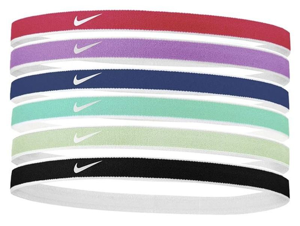 Повязка на голову Nike Tipped Swoosh Sport Headbands 6P - Multikolor