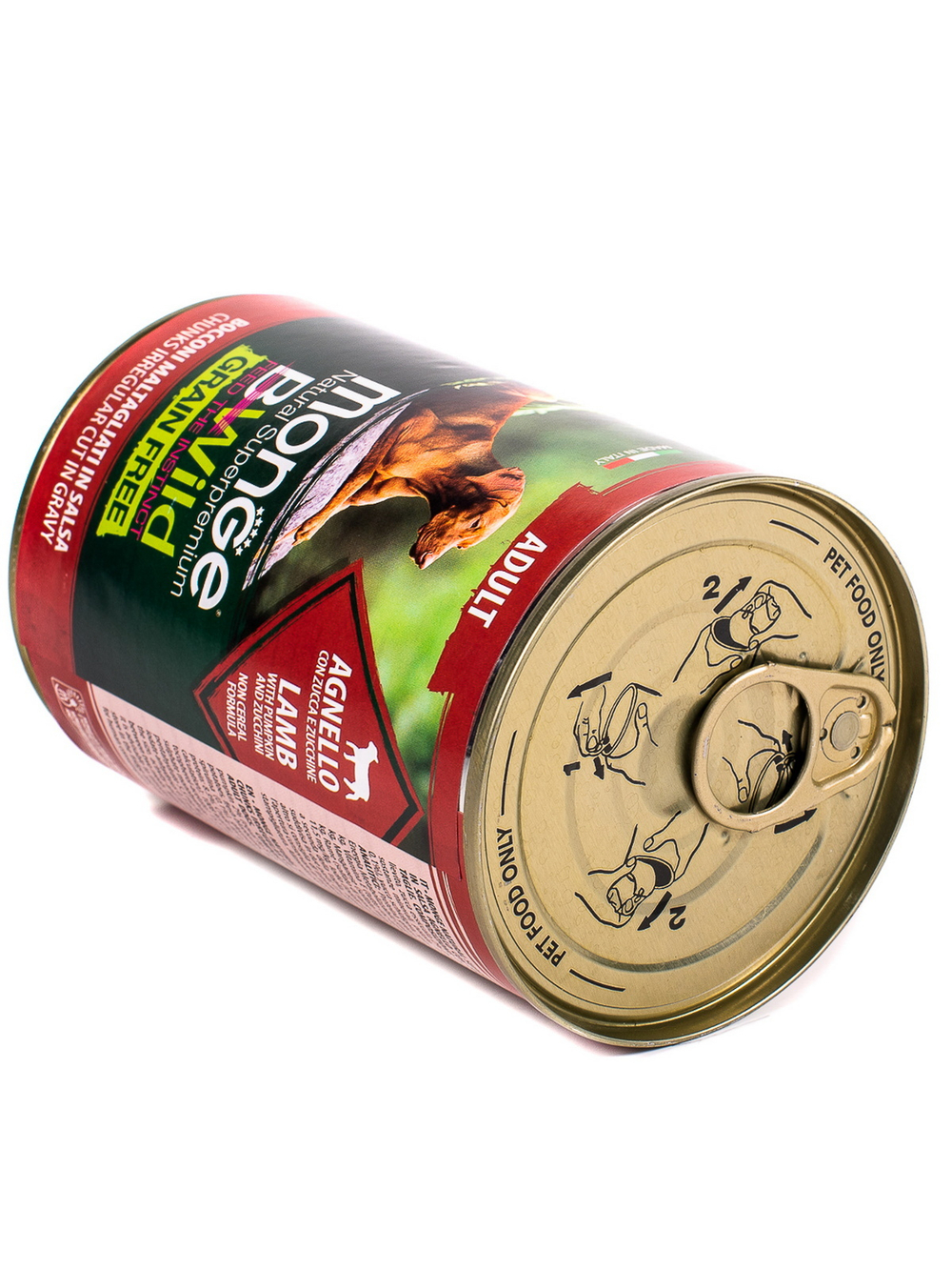 Влажный корм Monge Dog BWild GRAIN FREE для взрослых собак, беззерновой, из ягненка с тыквой и кабачками 400 г