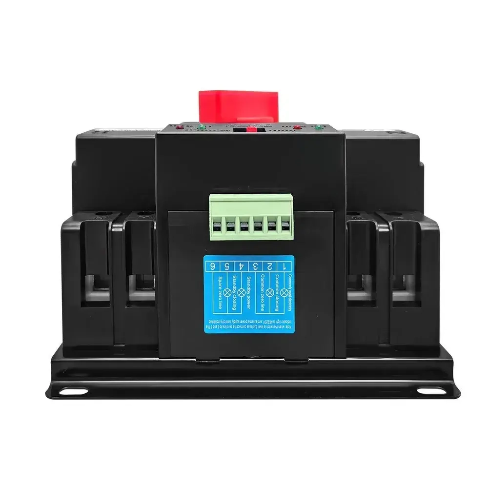 Устройство автоматического ввода резерва TOMZN TOQ3-63/2P АВР на 63А однофазное чёрное