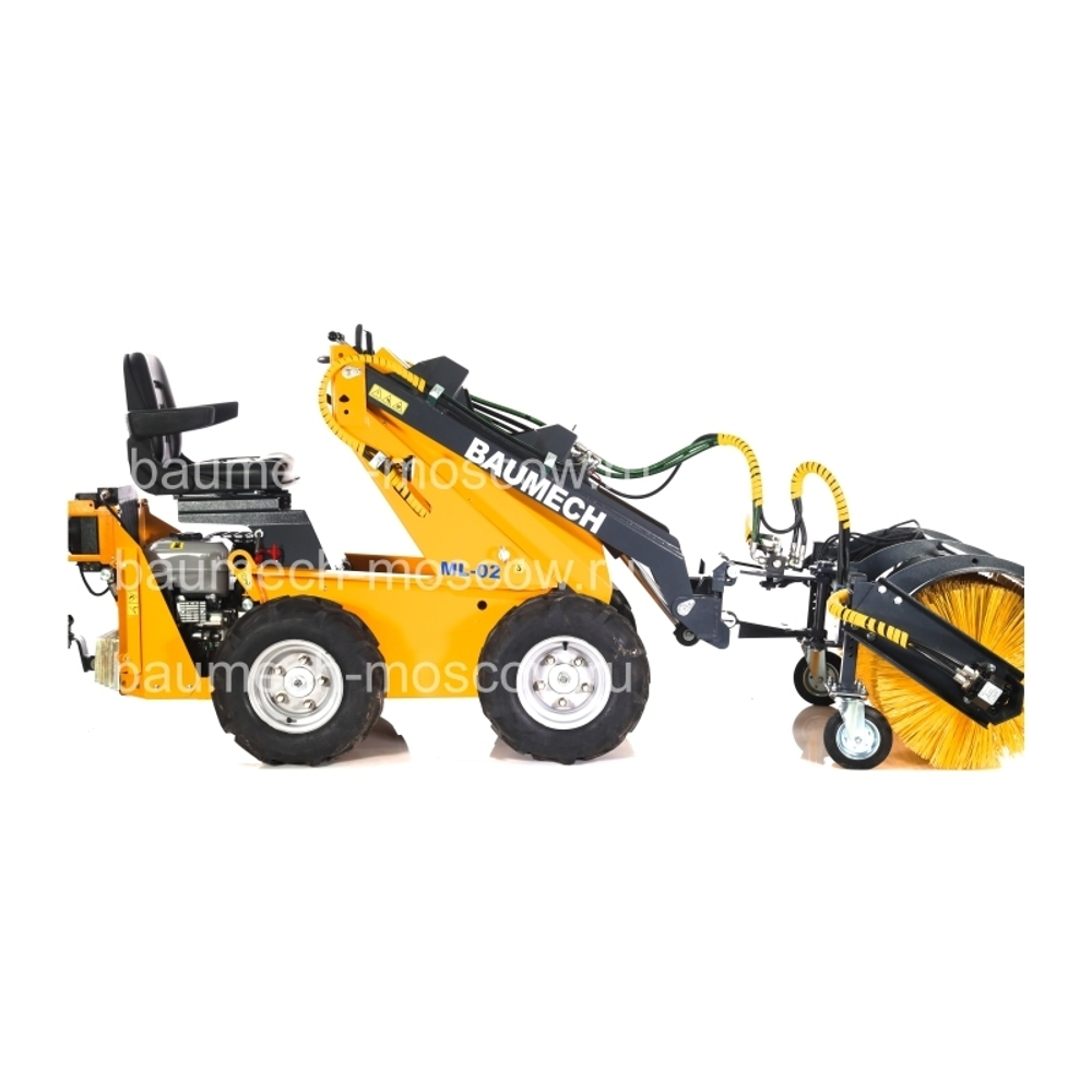 Baumech ML-02 Щетка поворотная с гидравлическим поворотом 115см, диаметр 55см, угол поворота 25°
