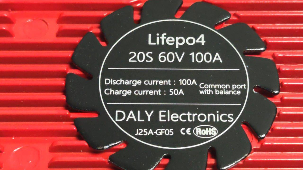 Плата контроля BMS LiFePO4 20S 60V 100A