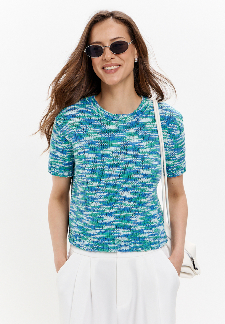 Топ из фактурной пряжи