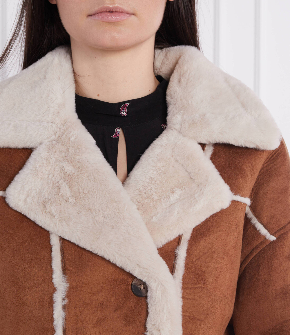 дубленка althea Pepe Jeans London - коричневый(PL402080)