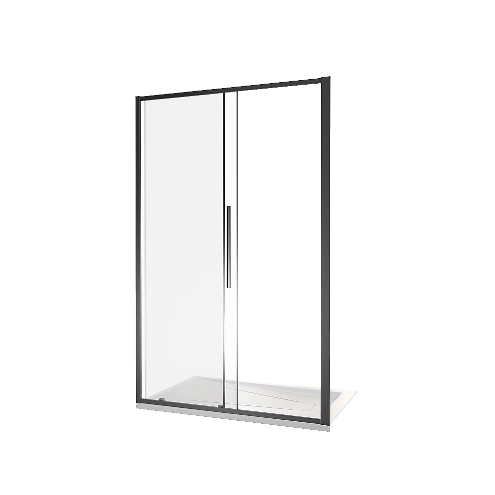 Душевая дверь Good Door IDEA WTW-140-C-B стекло прозрачное/профиль черный