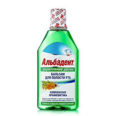 Бальзам для полости рта, Укрепление десен, 400мл, Альбадент