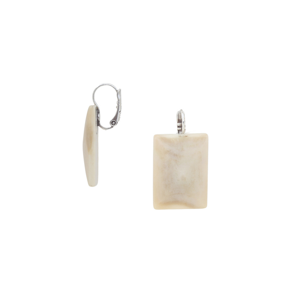 Серьги Nature Bijoux, Milos, из кости, NB26.1-12-90644 (белый)