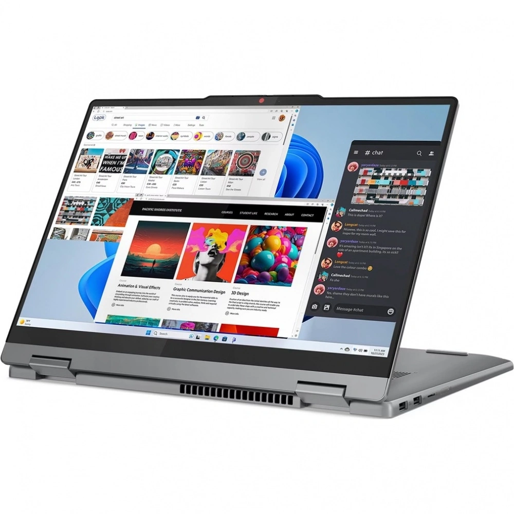 Ноутбук Lenovo IdeaPad 5 2-in-1 14IRH9 Intel Core i5-13420H/16Gb (soldered D5)/SSD512Gb/UMA/14"/OLED/Touch/WUXGA/1920x1200/60Hz/NoOS/Luna Grey/1.5kg (83KX007YRK)