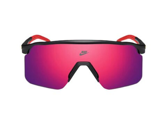 Tennis glasses Nike Expedition Shield N - matte dark smoke grey/red mir