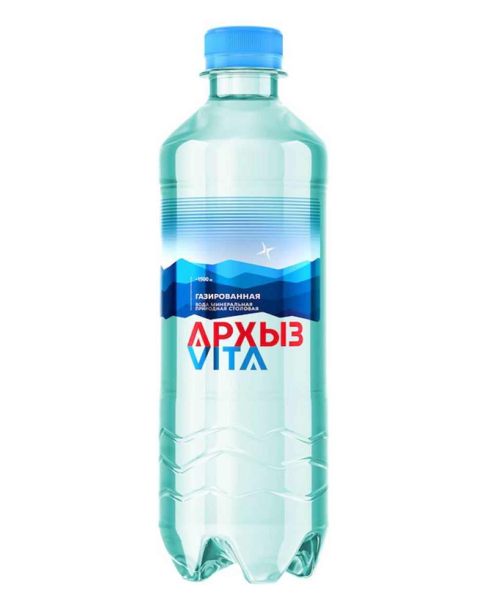 Вода минеральная Архыз 0,5л газ