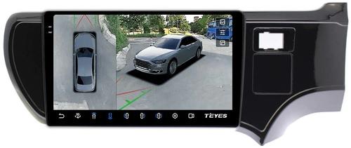 Магнитола для Toyota Aqua 2011-2021 - Teyes CC3-2K-360 на Android 10, Быстрая, 2K QLED, CarPlay, 4G SIM-слот, 4 камеры в комплекте