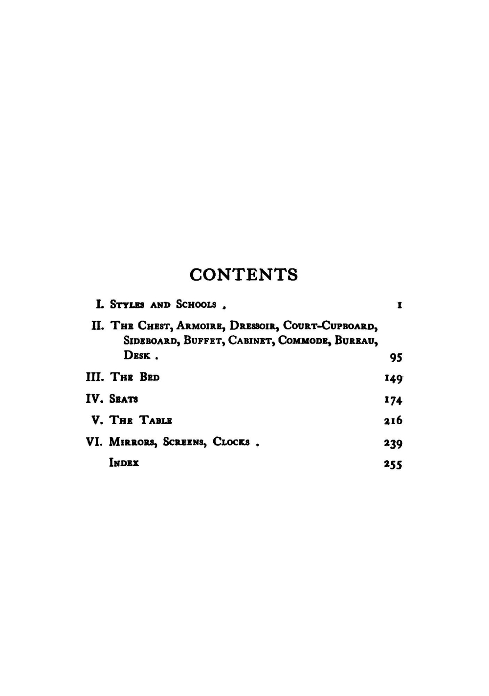 Furniture | Esther Singleton