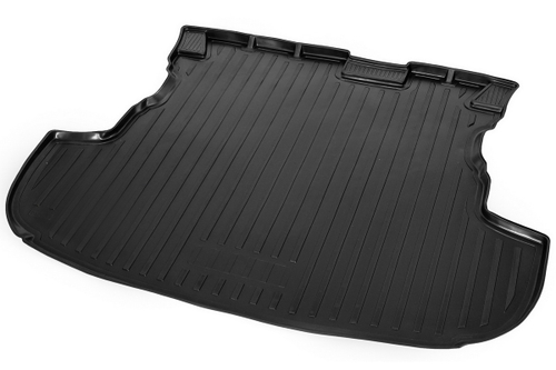 Коврик в багажник автомобиля Rival для Mitsubishi Outlander III поколение (без органайзера) 2012-2018 2018-н.в., полиуретан, 14002004