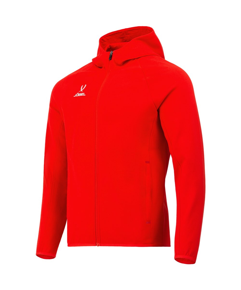 Худи на молнии ESSENTIAL Athlete Hooded FZ Jacket, красный