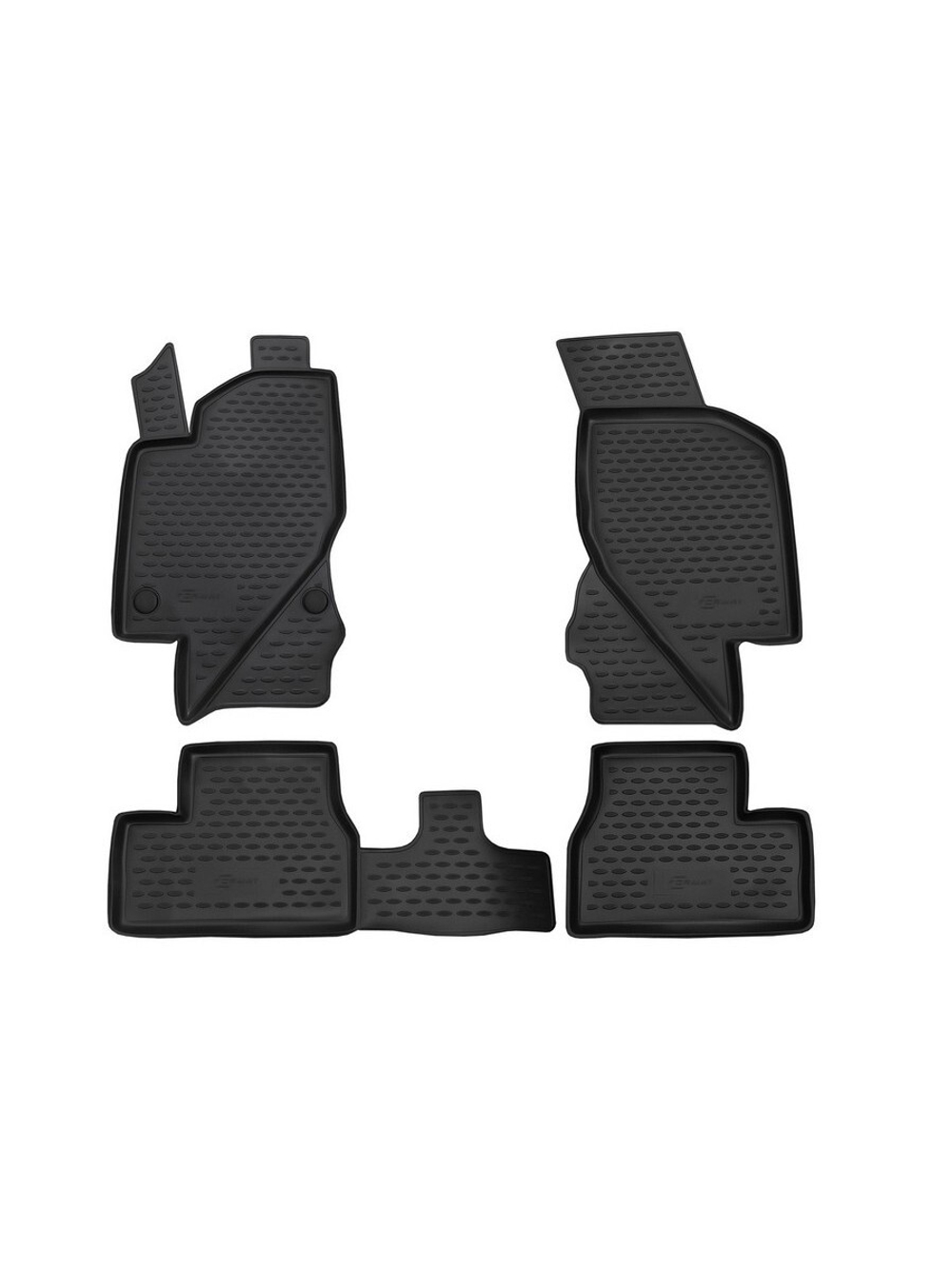 Коврики в салон для LADA Granta, 2011-, 4 шт. (Повышенная устойчивость, повышенная износостойкость) FORMAT.52.25.210K