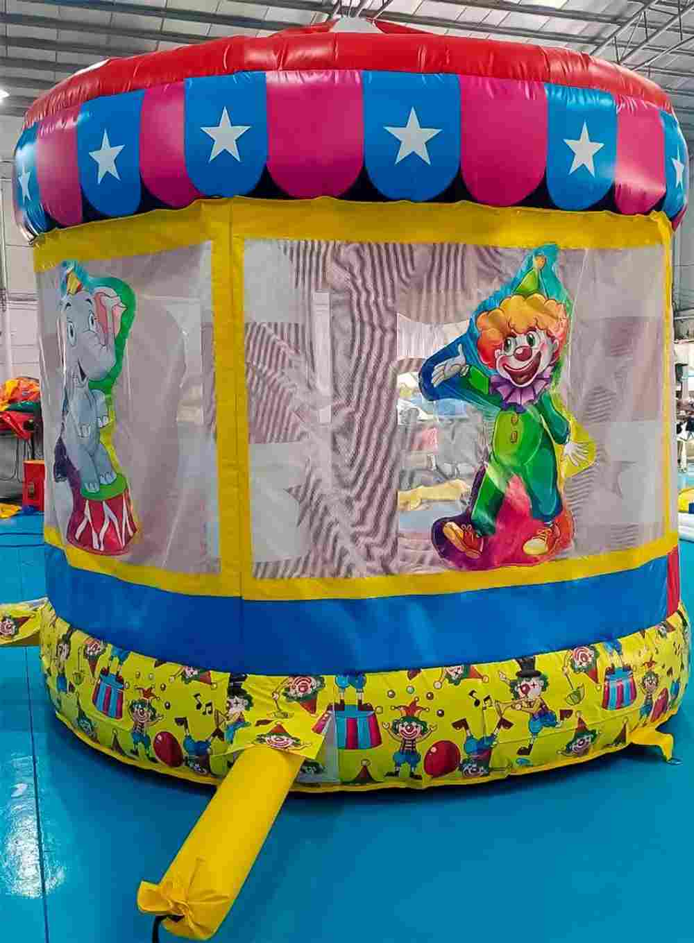 Детский надувной батут "Шатёр цирка" 4*4*3,4 м