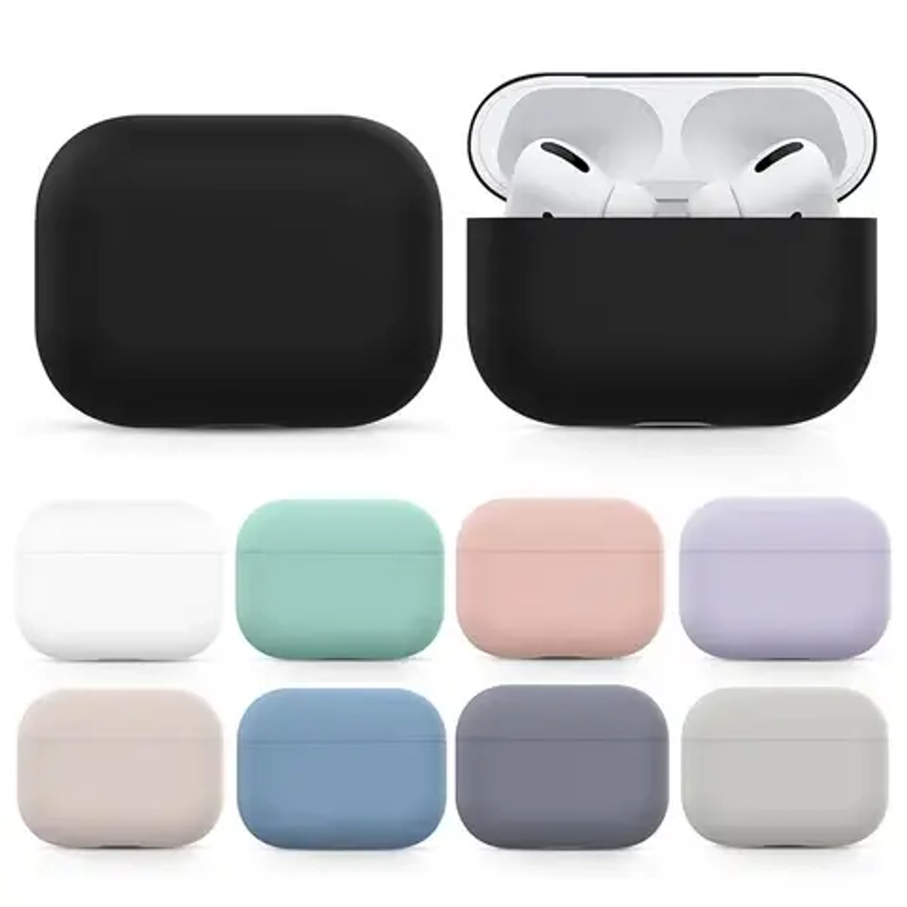 Чехол силиконовый для AirPods Pro 1-го поколения (2019) в ассортименте